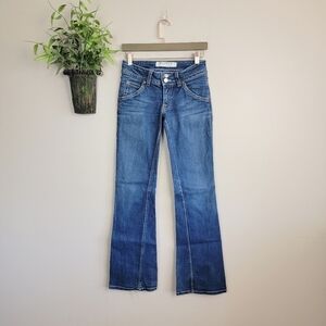 Hudson Signature Bootcut Boot Medium Wash Low Rise Stretch Jeans 26